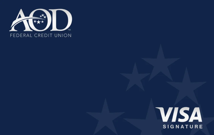 AOD Federal Credit Union Visa Signature